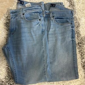 2 pair of mens Hollister Jeans